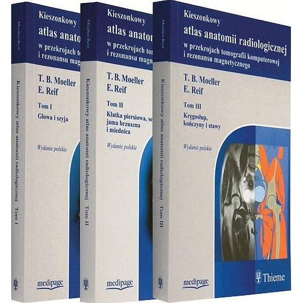 Kieszonkowy Atlas Anatomii Radiologicznej T.1-3