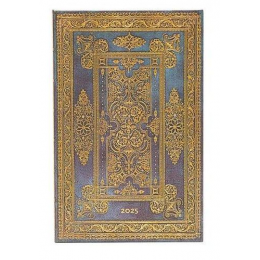 Terminarz medyczny Paperblanks 2025 Blue Luxe Maxi tygodniowy VERTICAL