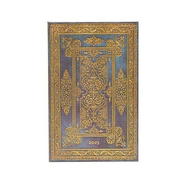 Terminarz medyczny Paperblanks 2025 Blue Luxe Maxi tygodniowy VERTICAL